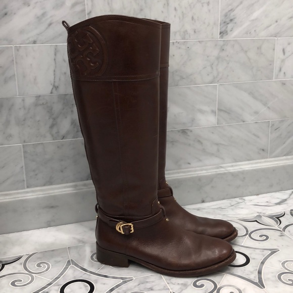 Worn Once Tory Burch Leather Riding Boots